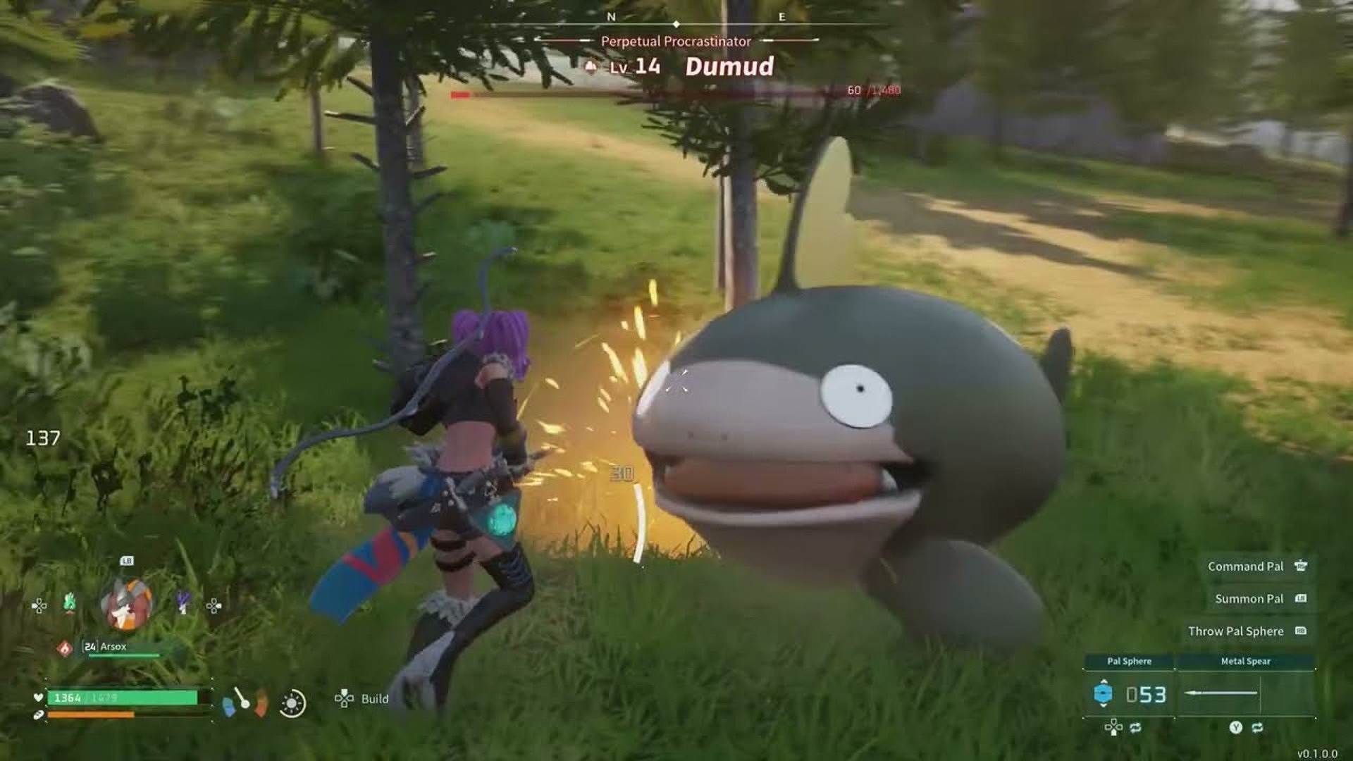 Dumud Palworld fight