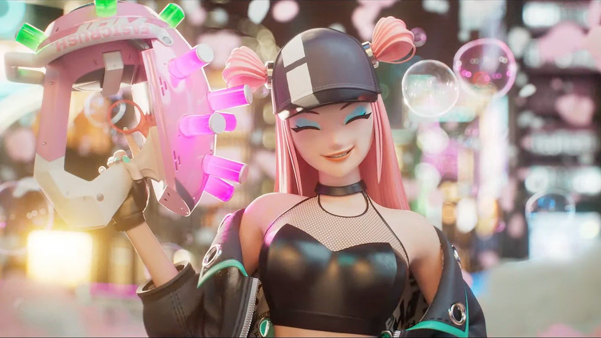 Foamstars character holding a gun 