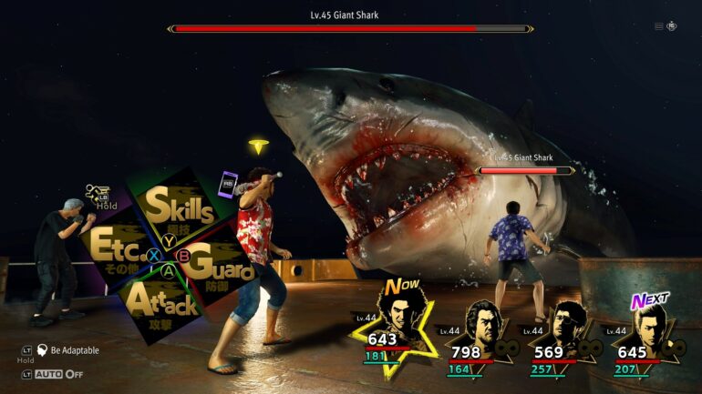 Giant Shark Boss in Like a Dragon: Infinite Wealth