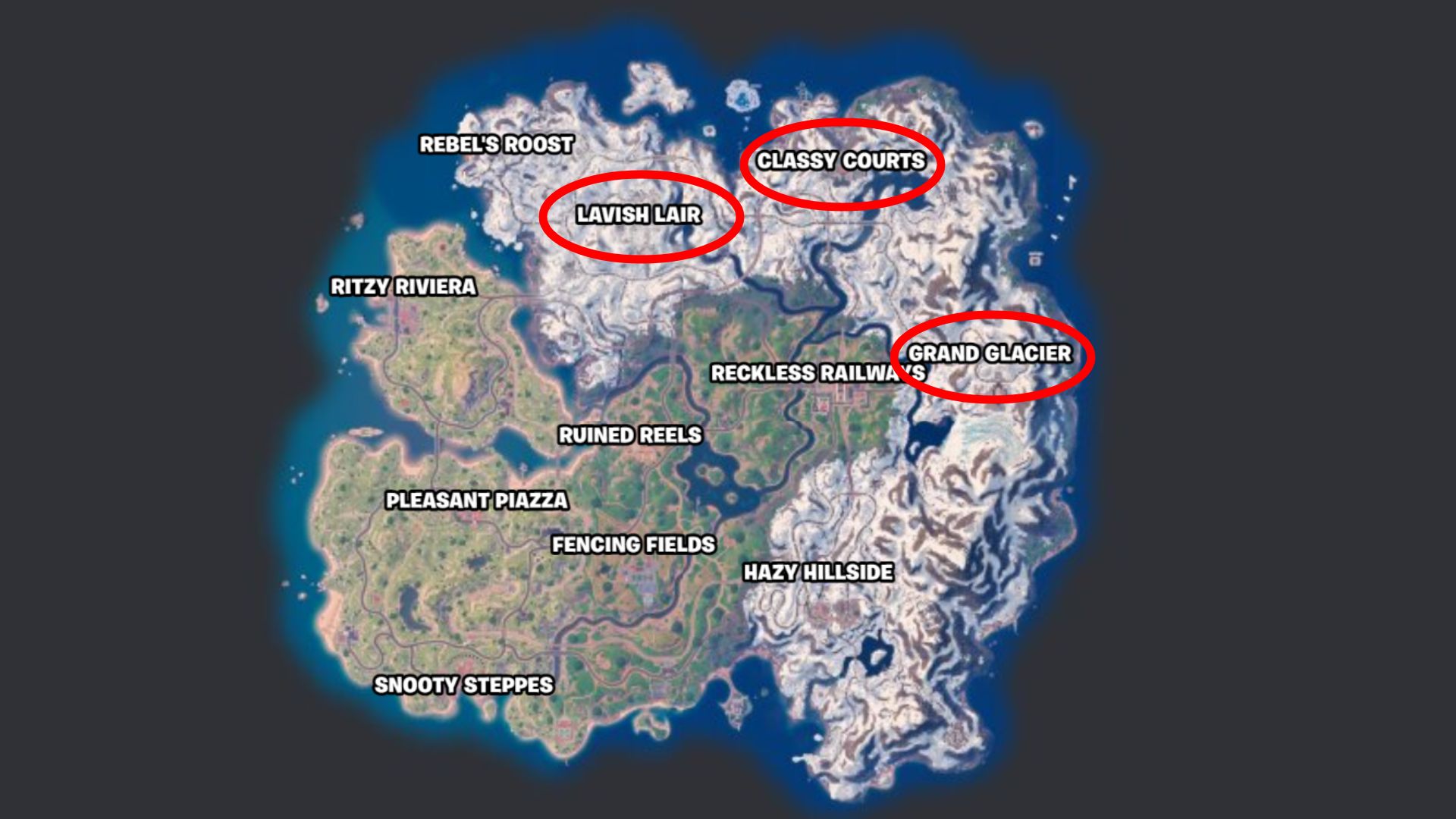 Fortnite Chapter 5 Season 1 map