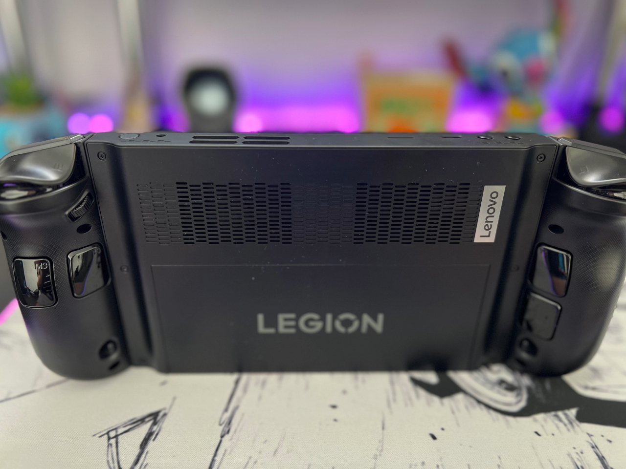 Lenovo Legion Go Kickstand and Back of Device