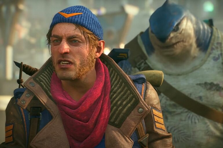 Captain Boomerang and King Shark in Suicide Squad: Kill the Justice League