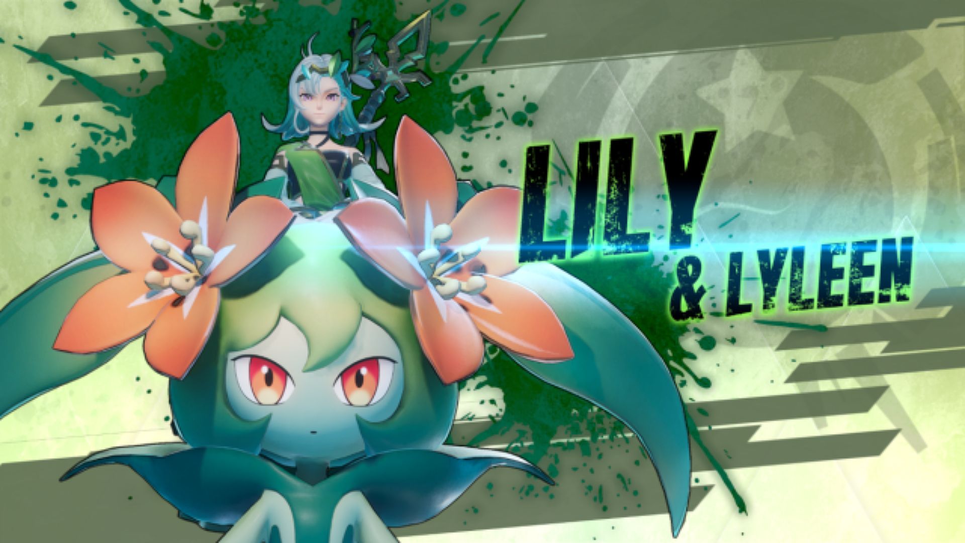 Lily and Lyleen boss fight screen in Palworld