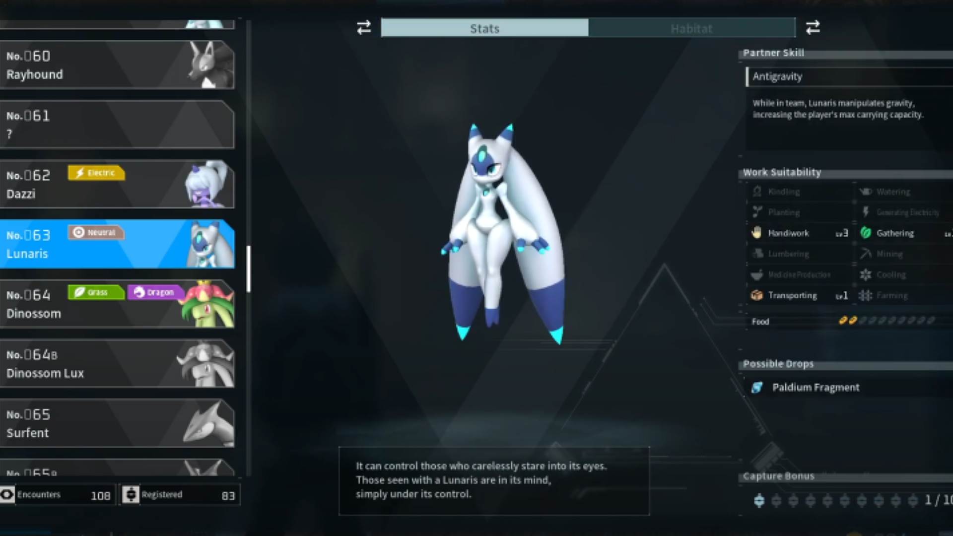 Lunaris Palworld padeck