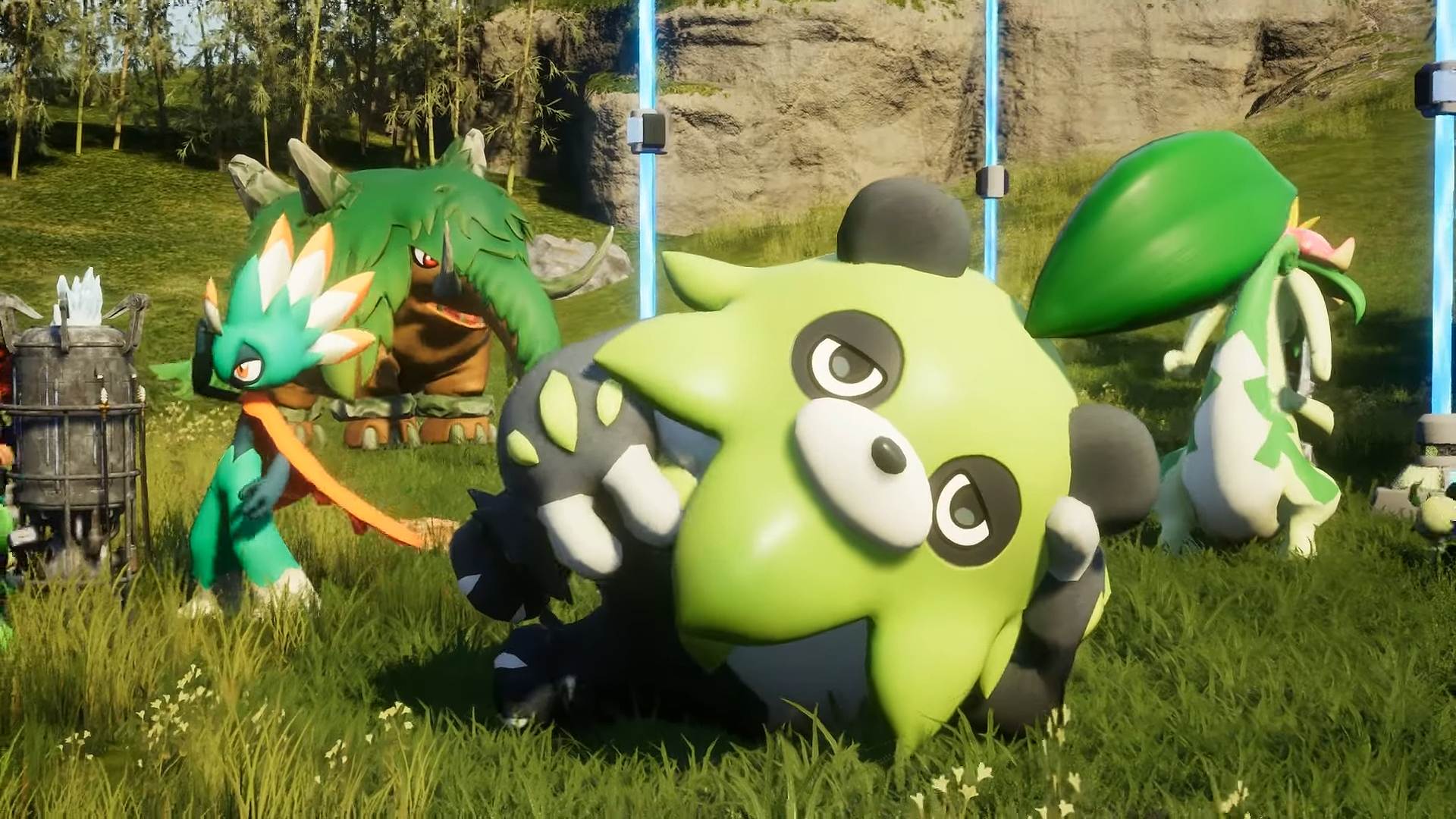 Palworld Mossanda relaxing