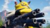 Pal with a minigun in Palworld