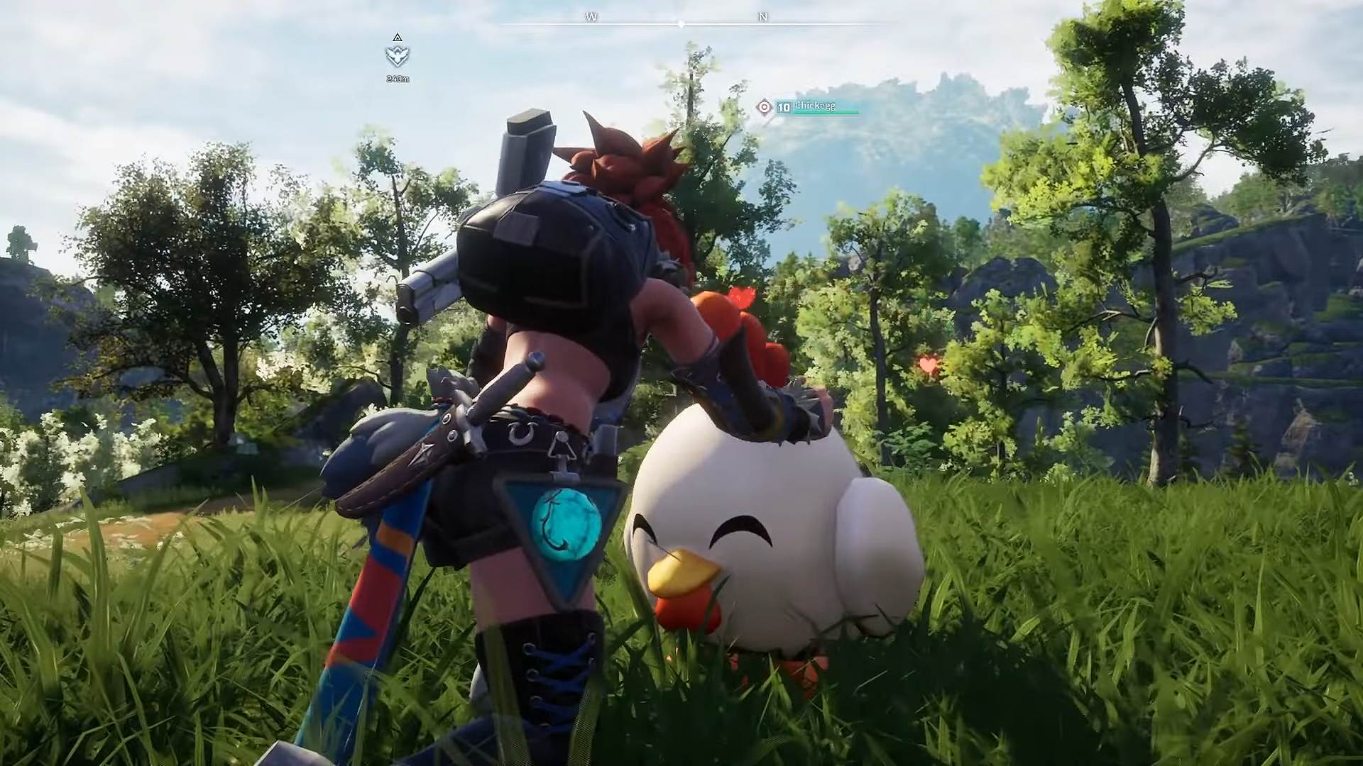 Palworld Chikpi and player