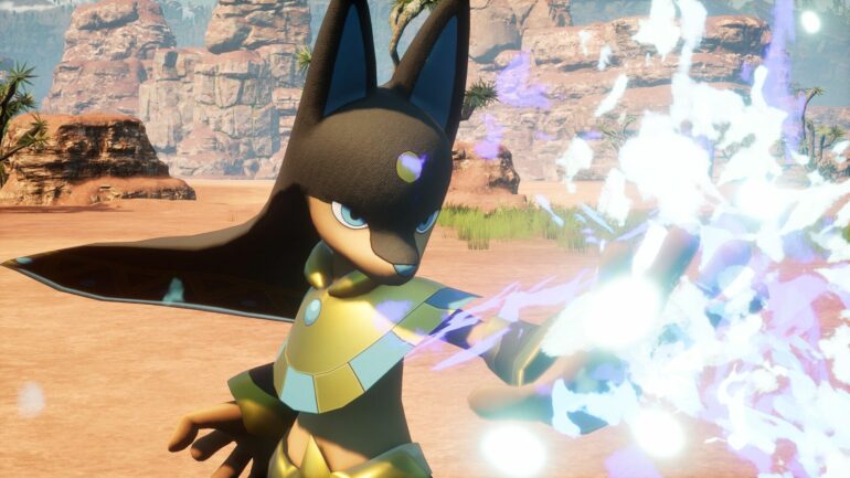 The Pal Anubis in Palworld
