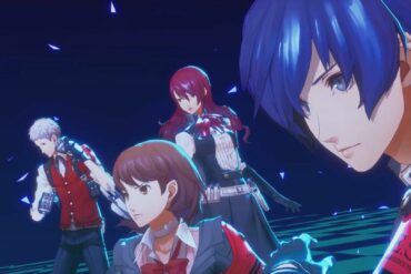 Persona 3 Reload characters readying for an attack