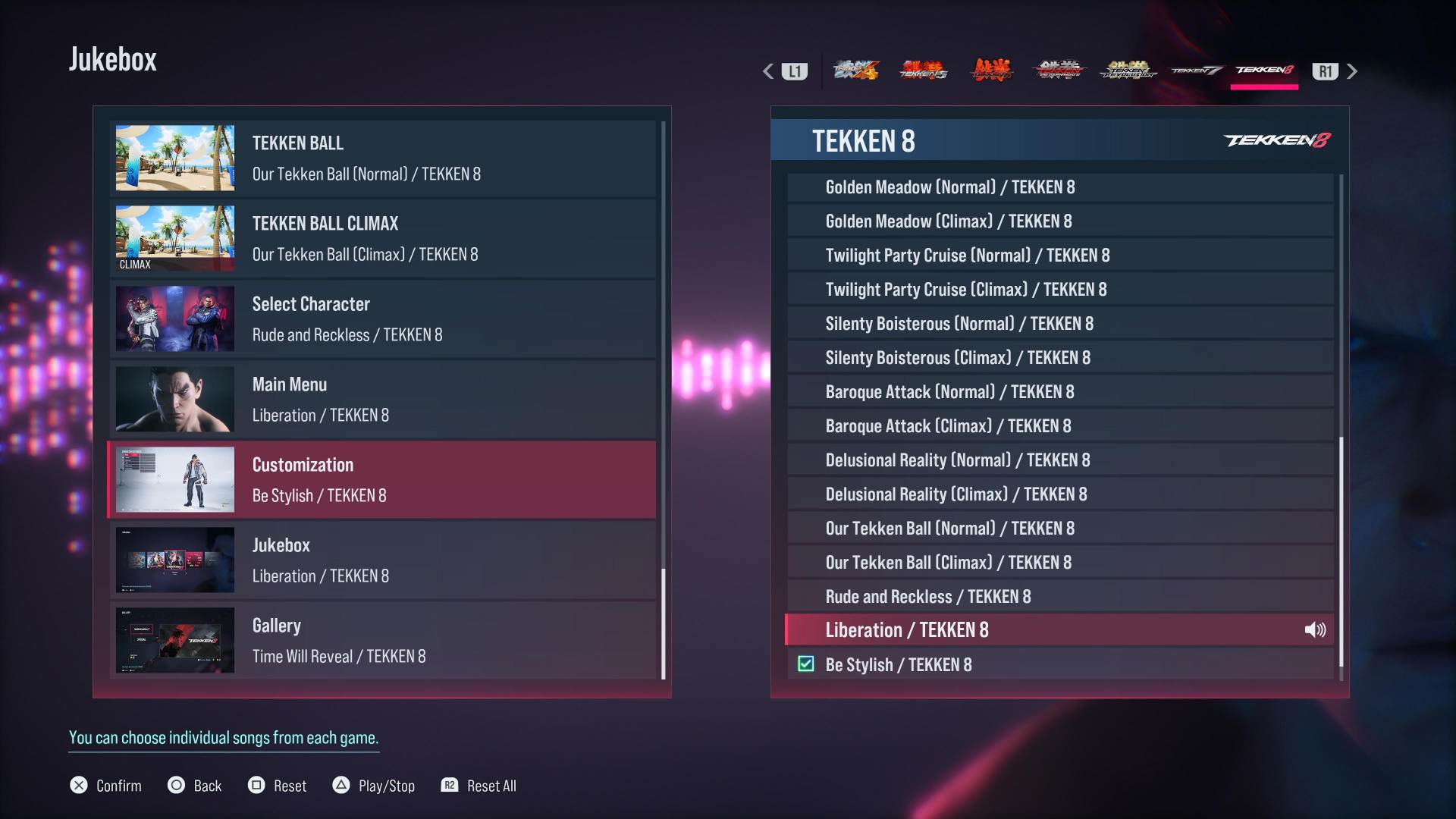 Tekken 8 Music playlist