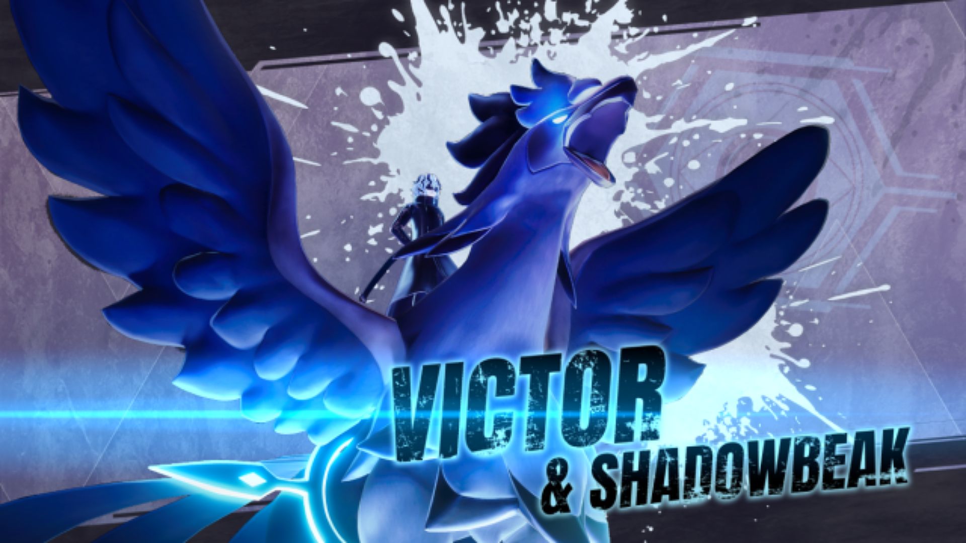 Victor and Shadowbeak boss fight screen in Palworld
