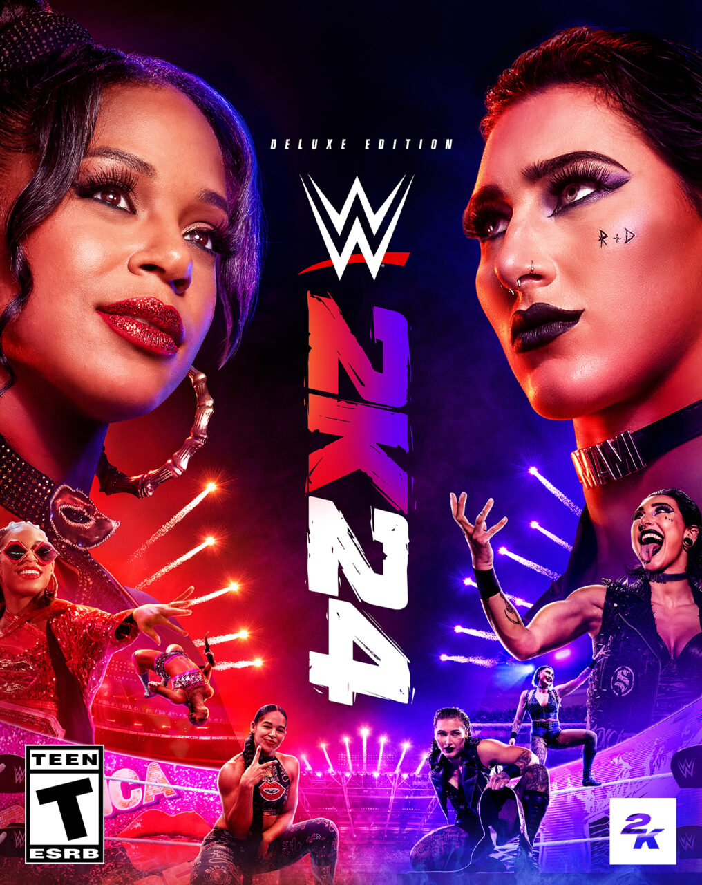 WWE 2K24 Deluxe Edition Cover Art
