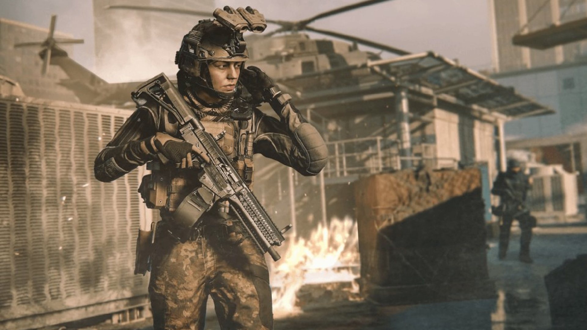 Soldier in Highrise in MW3
