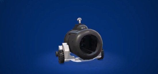 Leaked Cannon in LEGO Fortnite