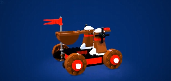 Leaked Catapult in LEGO Fortnite