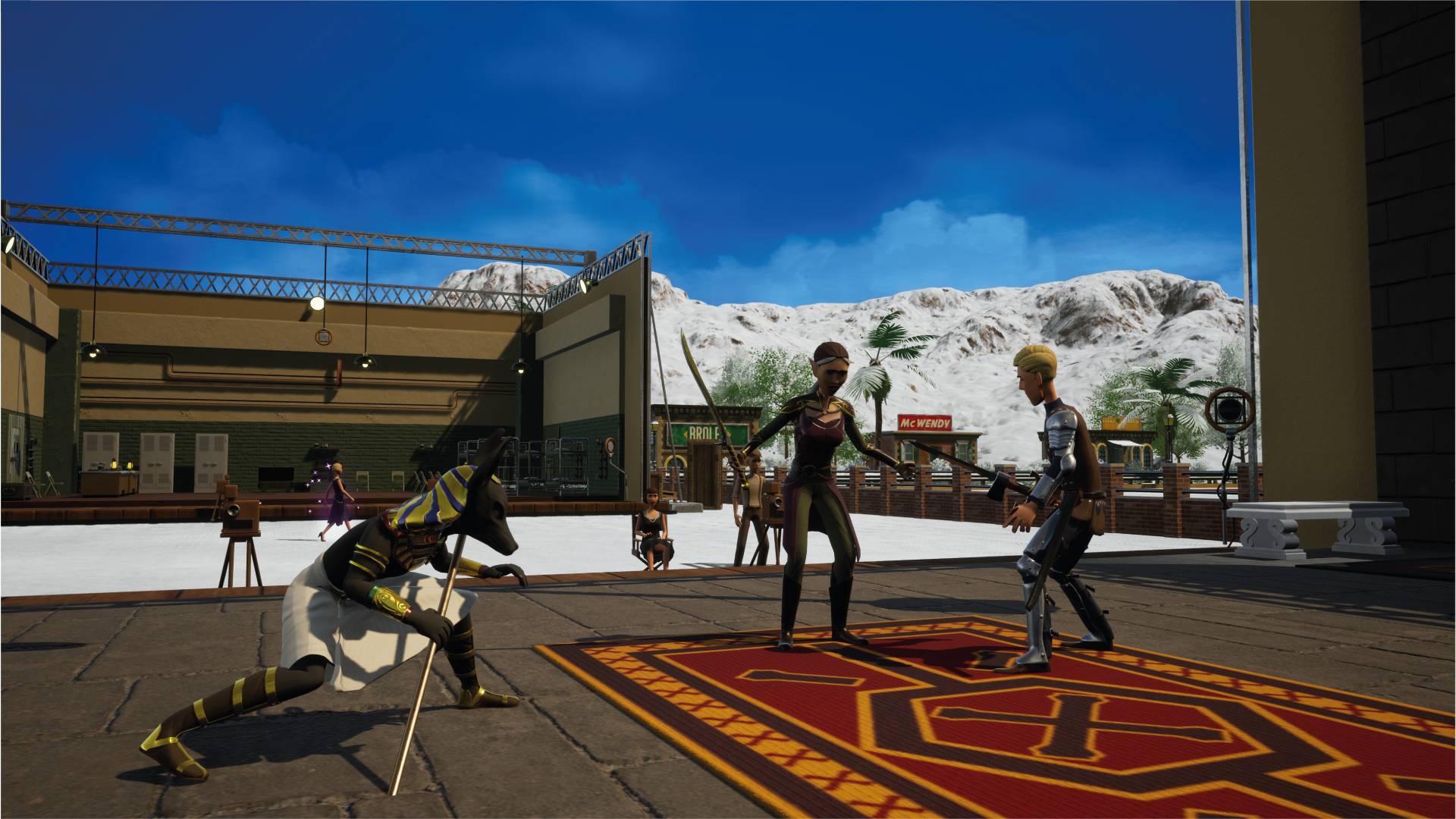 Blockbuster Inc. Shooting The Scene