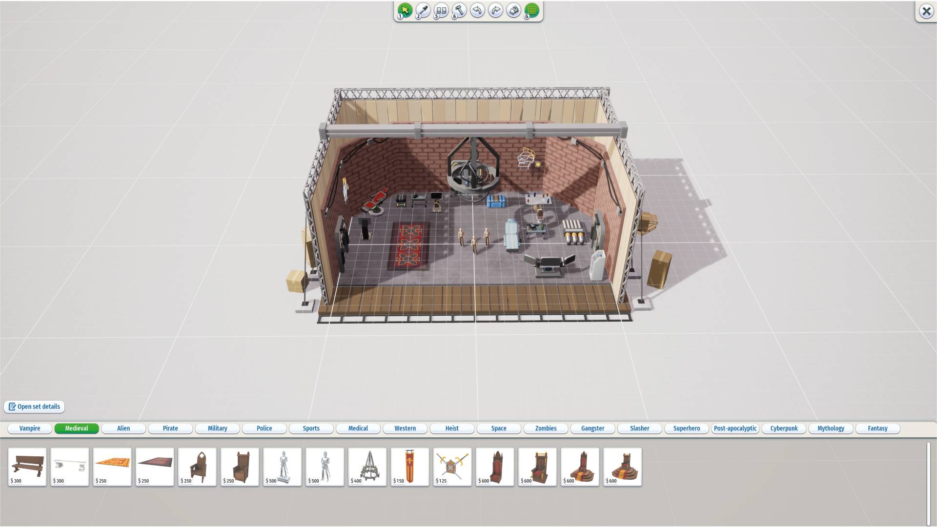 Blockbuster Inc. Set Building