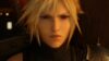 Close up of Cloud in Final Fantasy Rebirth