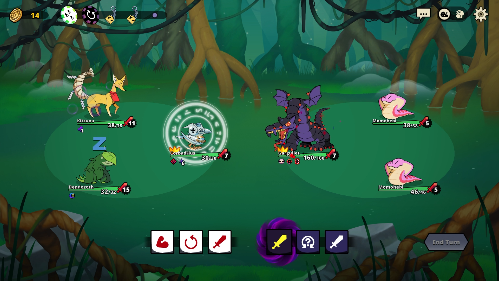 Dicefolk Screenshot of Boss Fight