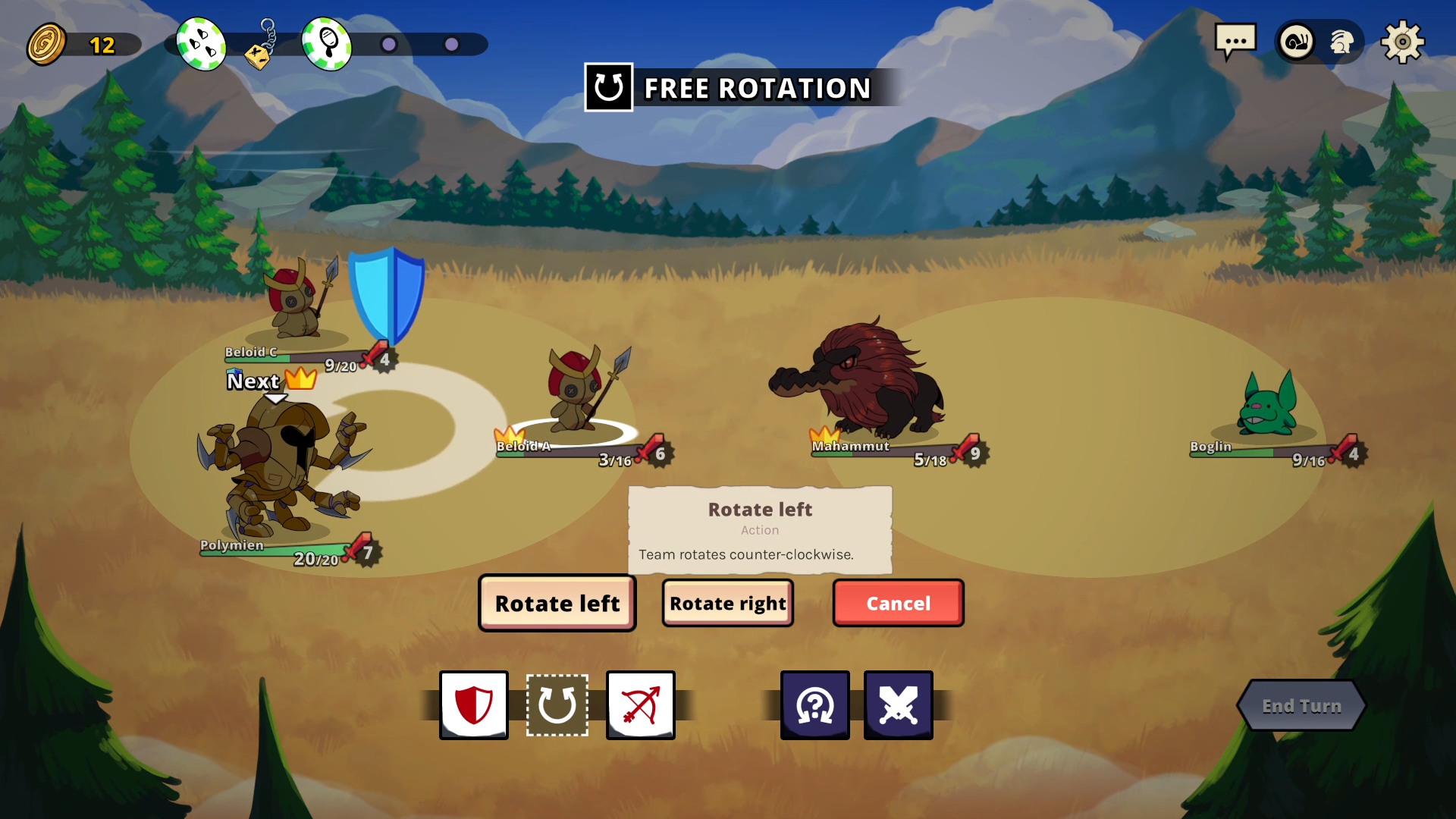 Dicefolk Screenshot of Fight