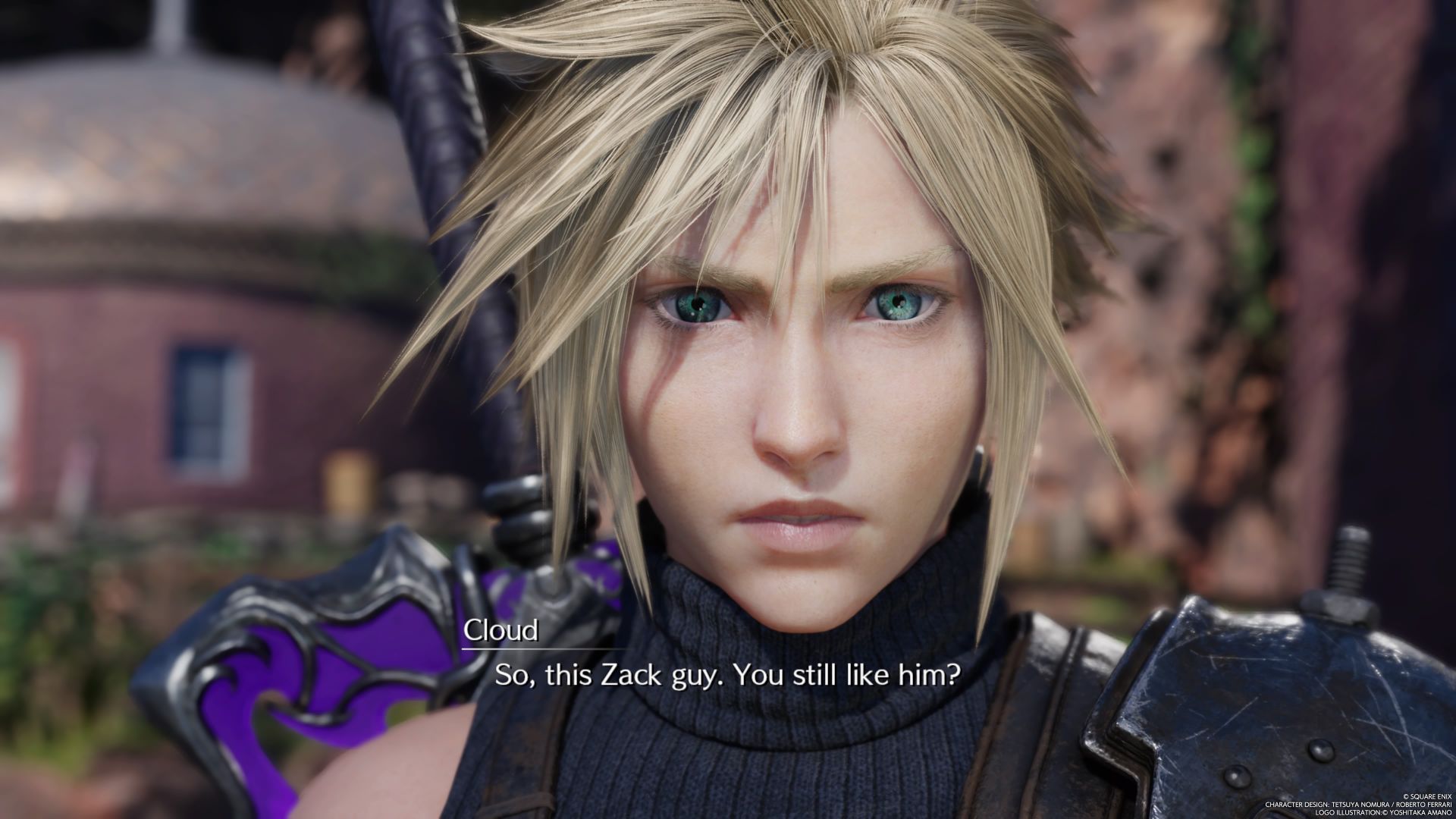 Cloud talking about Zack in Final Fantasy 7 Rebirth