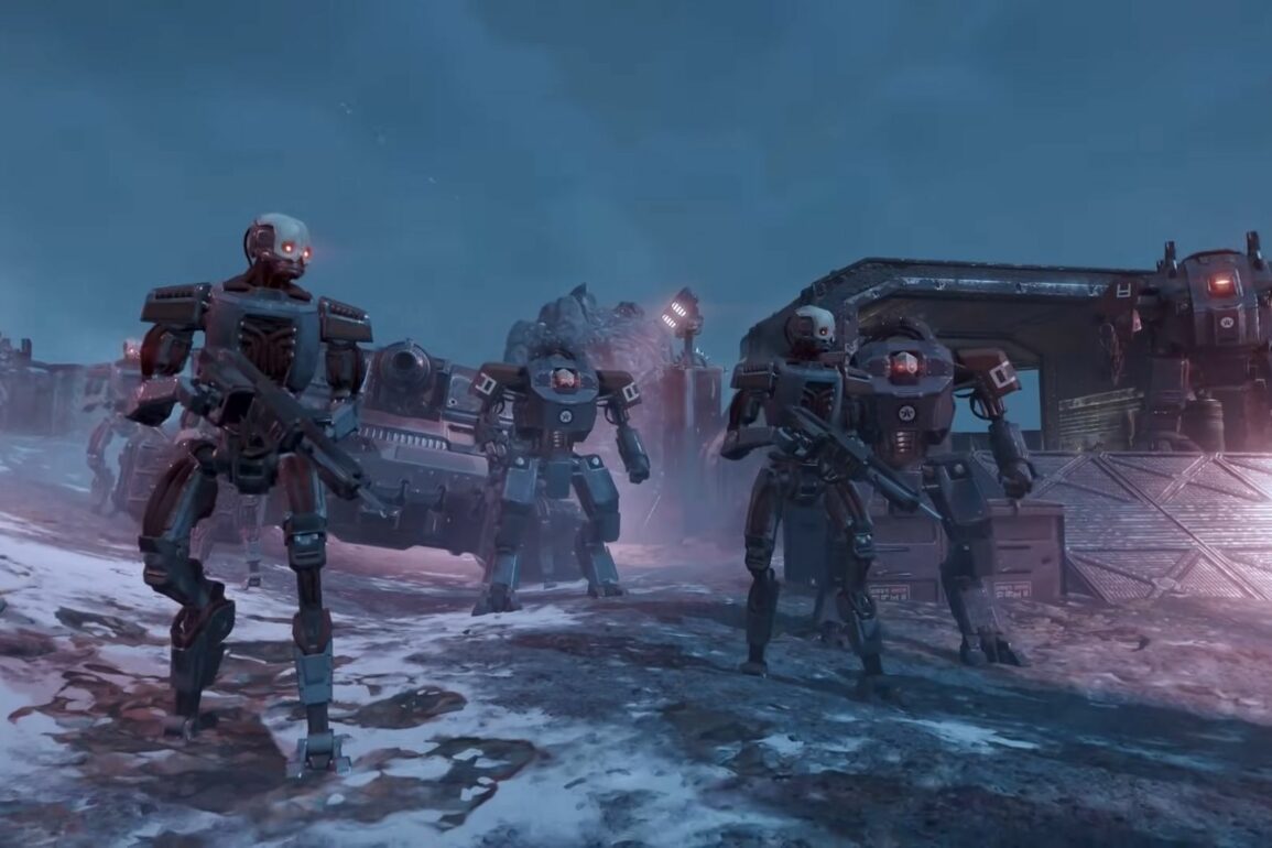 Automaton enemies in Helldivers 2