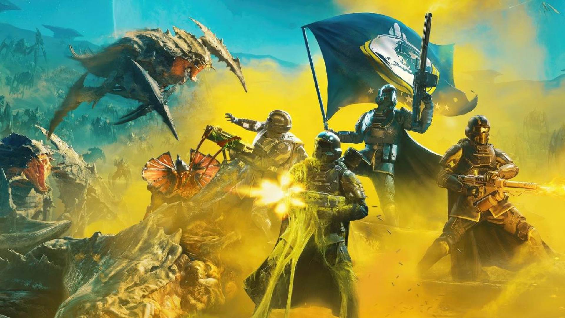 Helldivers 2 key art