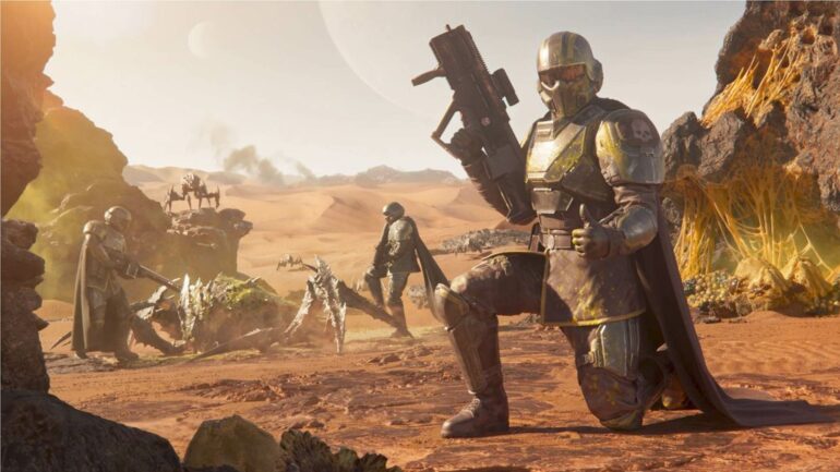 Helldivers 2 pose screen