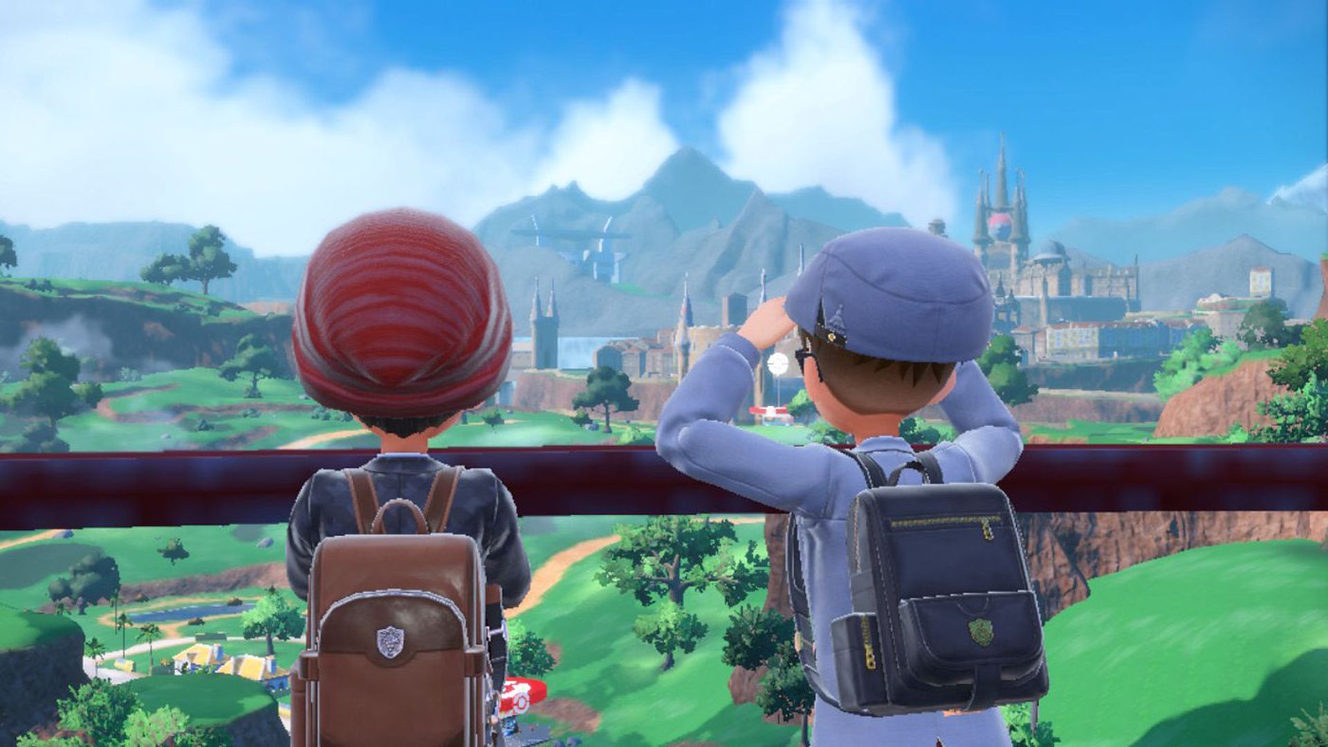 Two players in Pokemon Scarlet