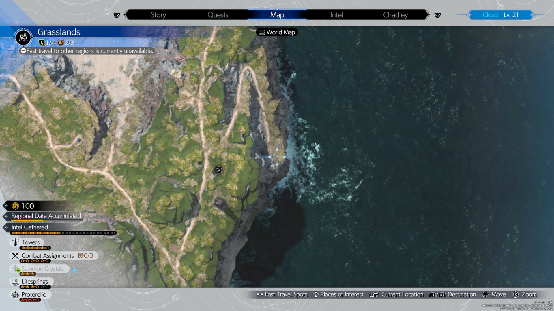 Final Fantasy 7 Rebirth - Titan Sanctuary Location 1