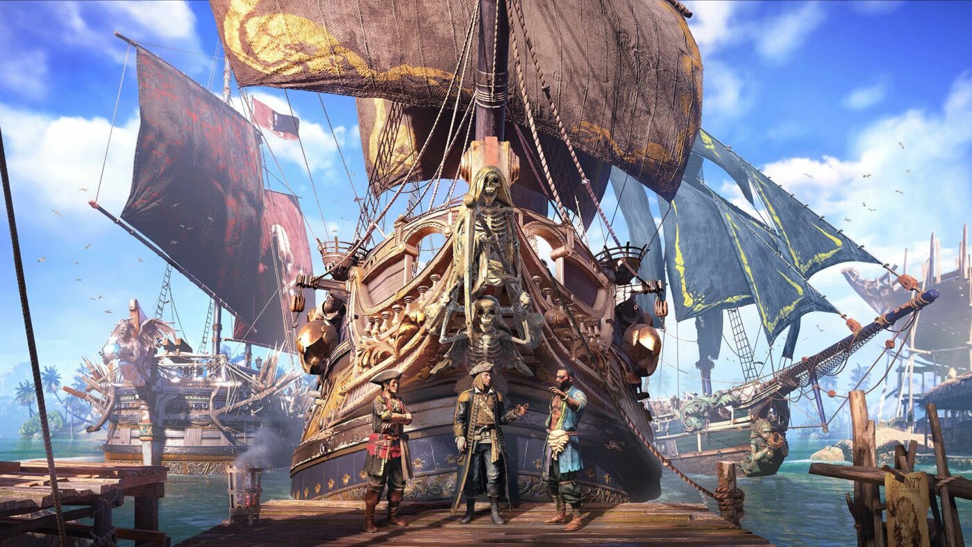 A pirate ship in Skull and Bones
