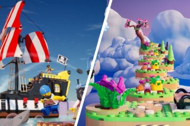 LEGO Raft Survival and LEGO Obby Fun in Fortnite