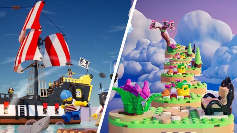 LEGO Raft Survival and LEGO Obby Fun in Fortnite