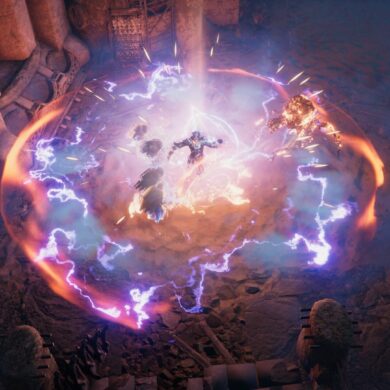 Last Epoch player doing AOE magic attack