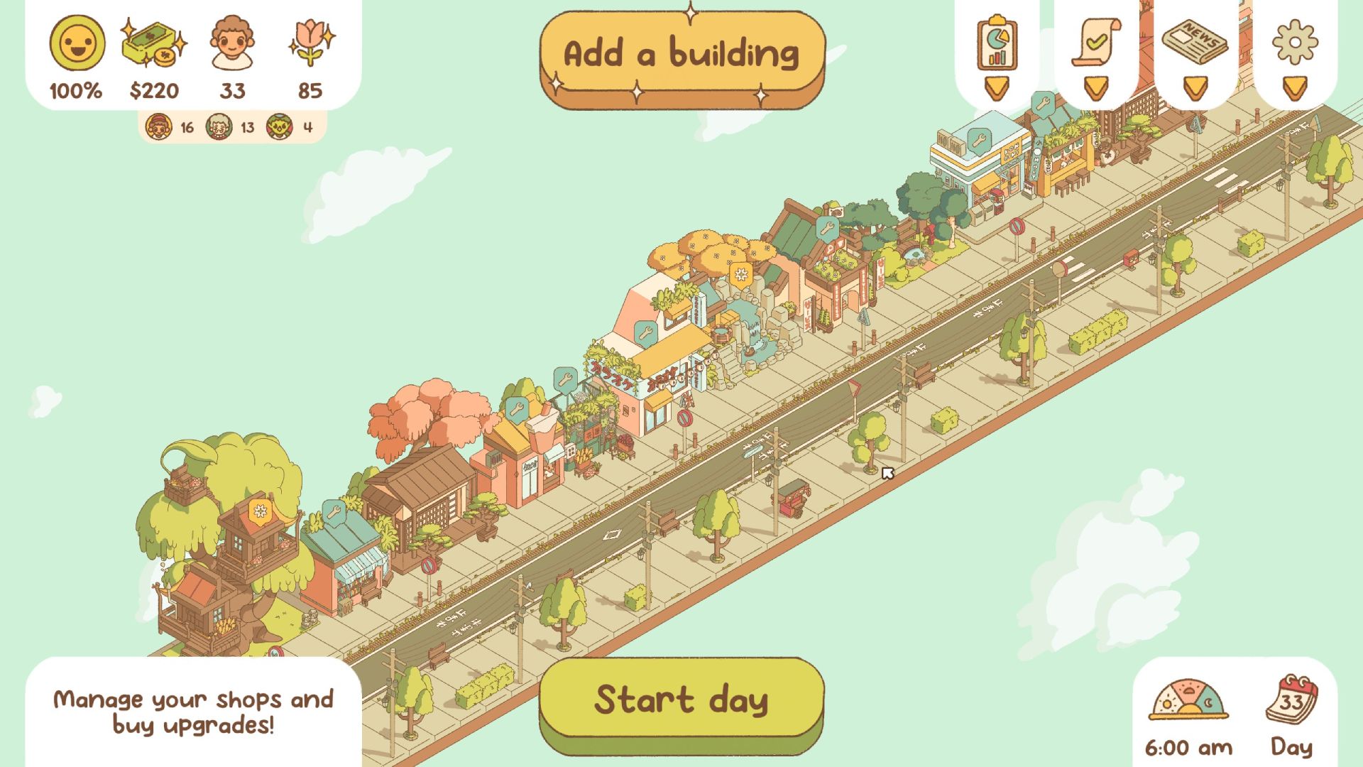 Minami Lane Management gameplay