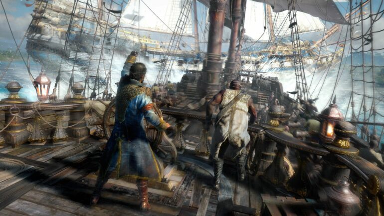 Player ramming into enemy ship in Skull and Bones