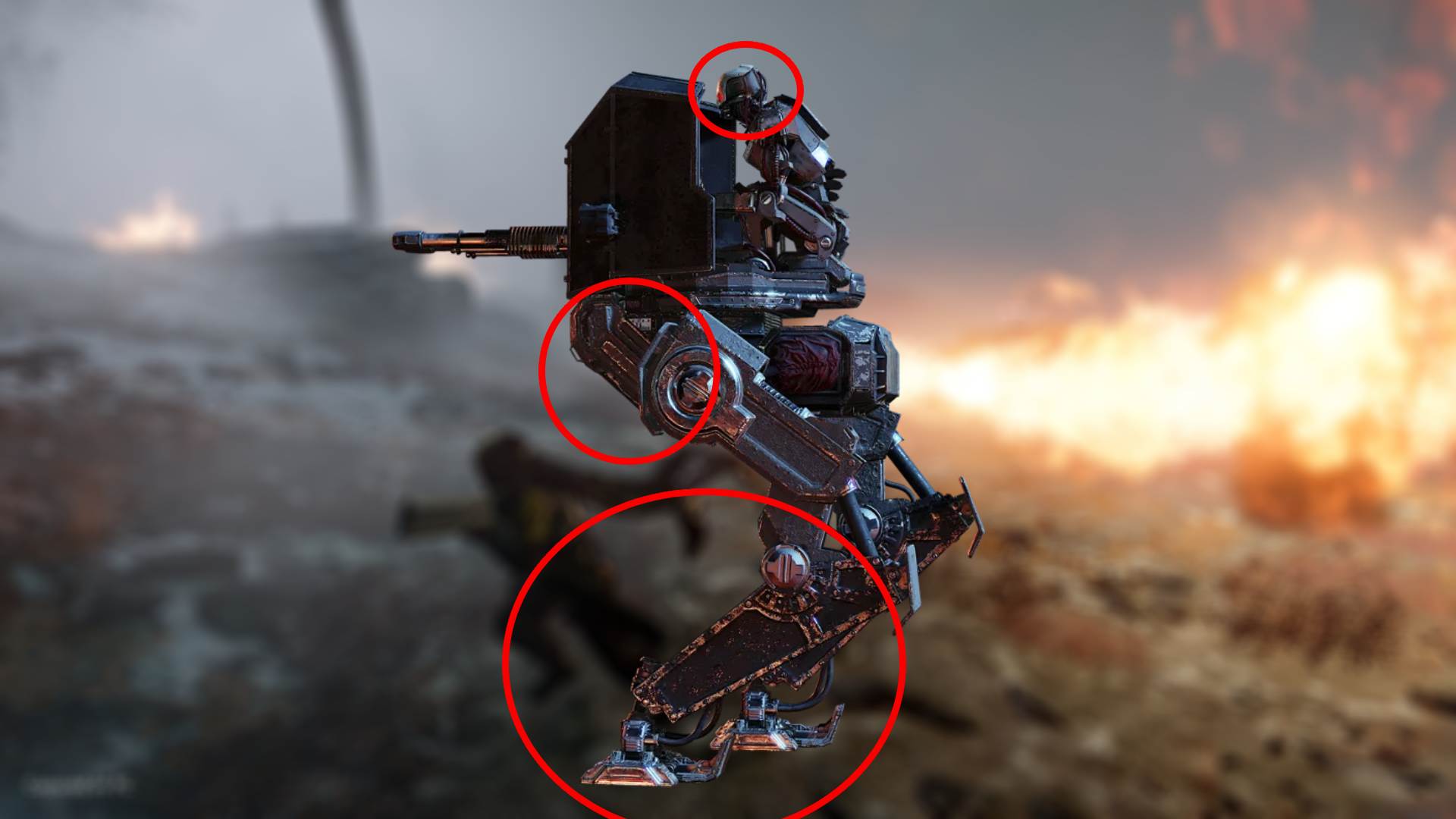 Scout Strider Helldivers 2 weakpoints