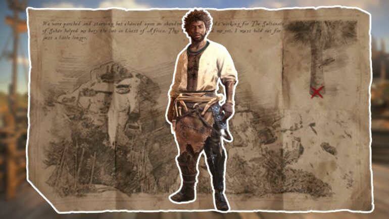 Skull and Bones Treasure Map