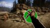 Player holding the Xbox logo in Sons of the Forest