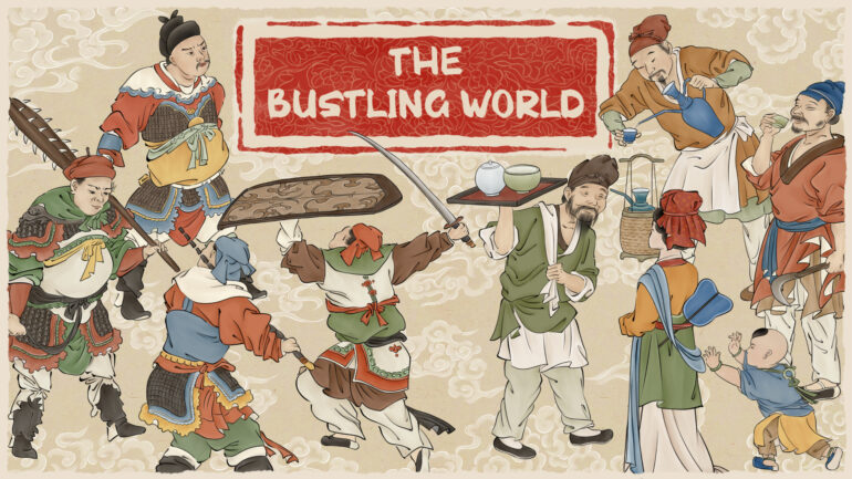 The Bustling World Key Art