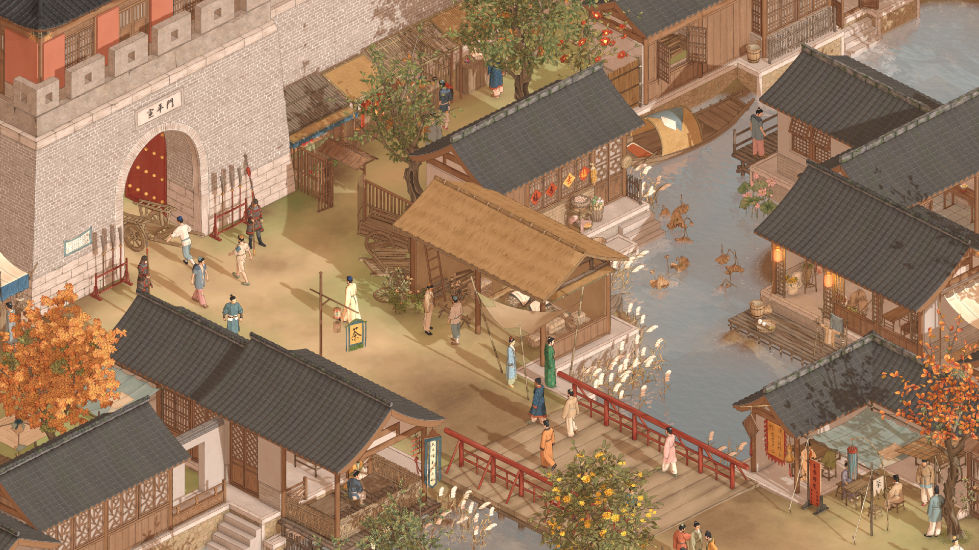 The Bustling World In-game Screenshot of river