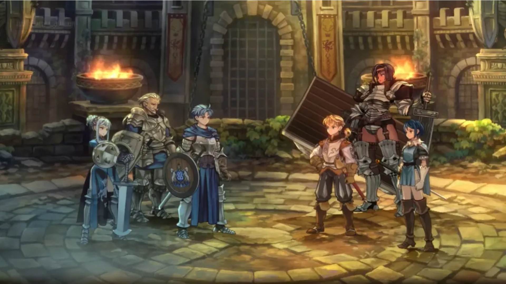 Unicorn Overlord characters assembled