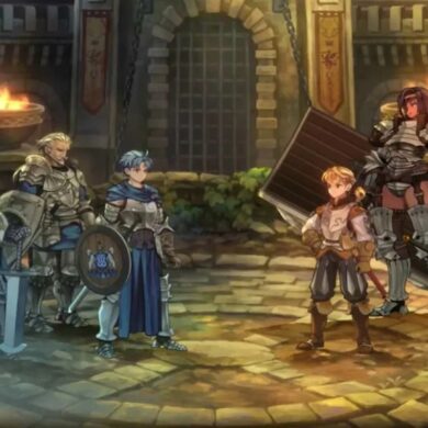 Unicorn Overlord characters talking