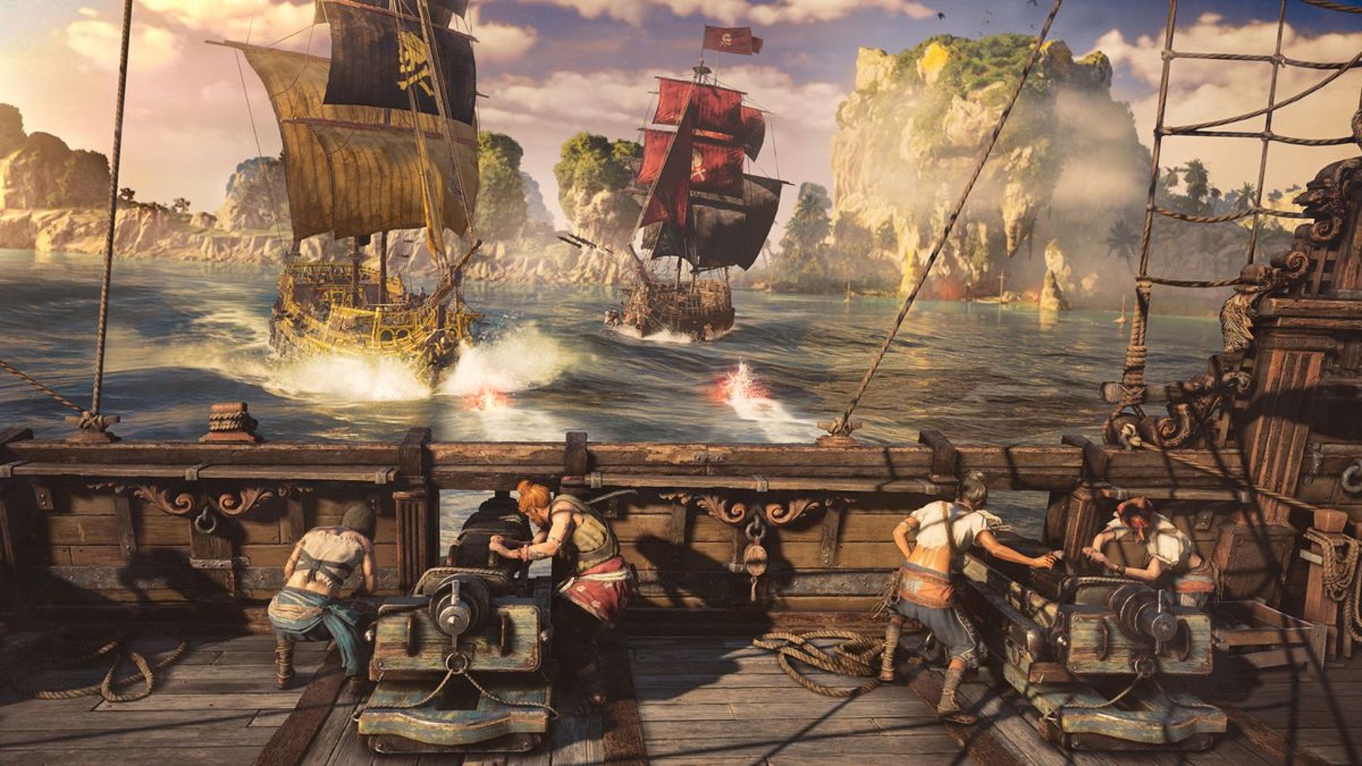 Skull and Bones ship combat