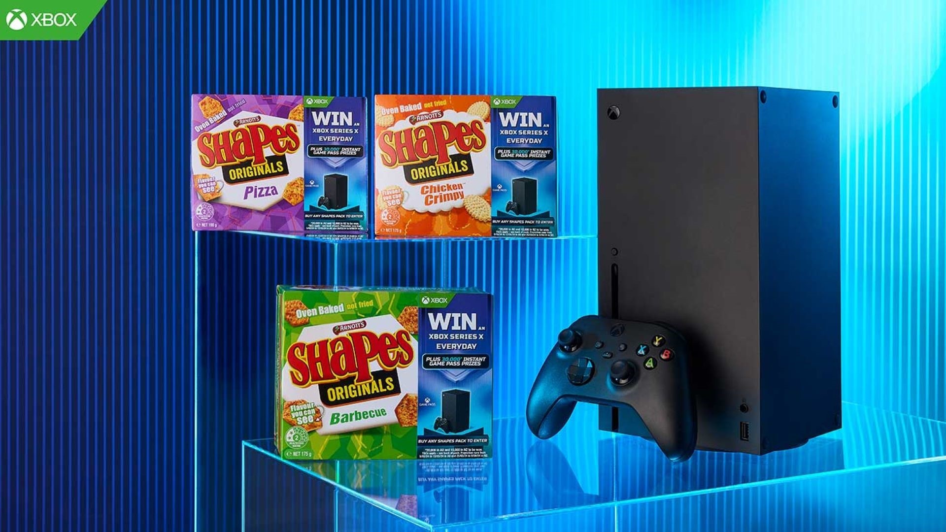 Barbeque Shapes-themed Xbox Series X Giveaway