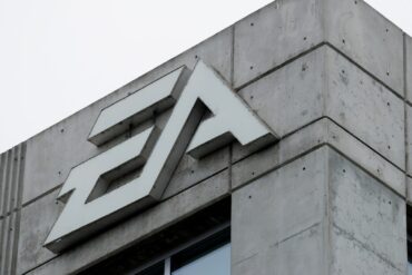 Exterior shot of EA building