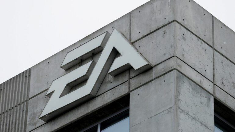 Exterior shot of EA building