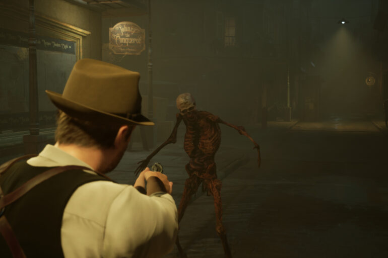Alone in the Dark Edward Shooting Skeleton