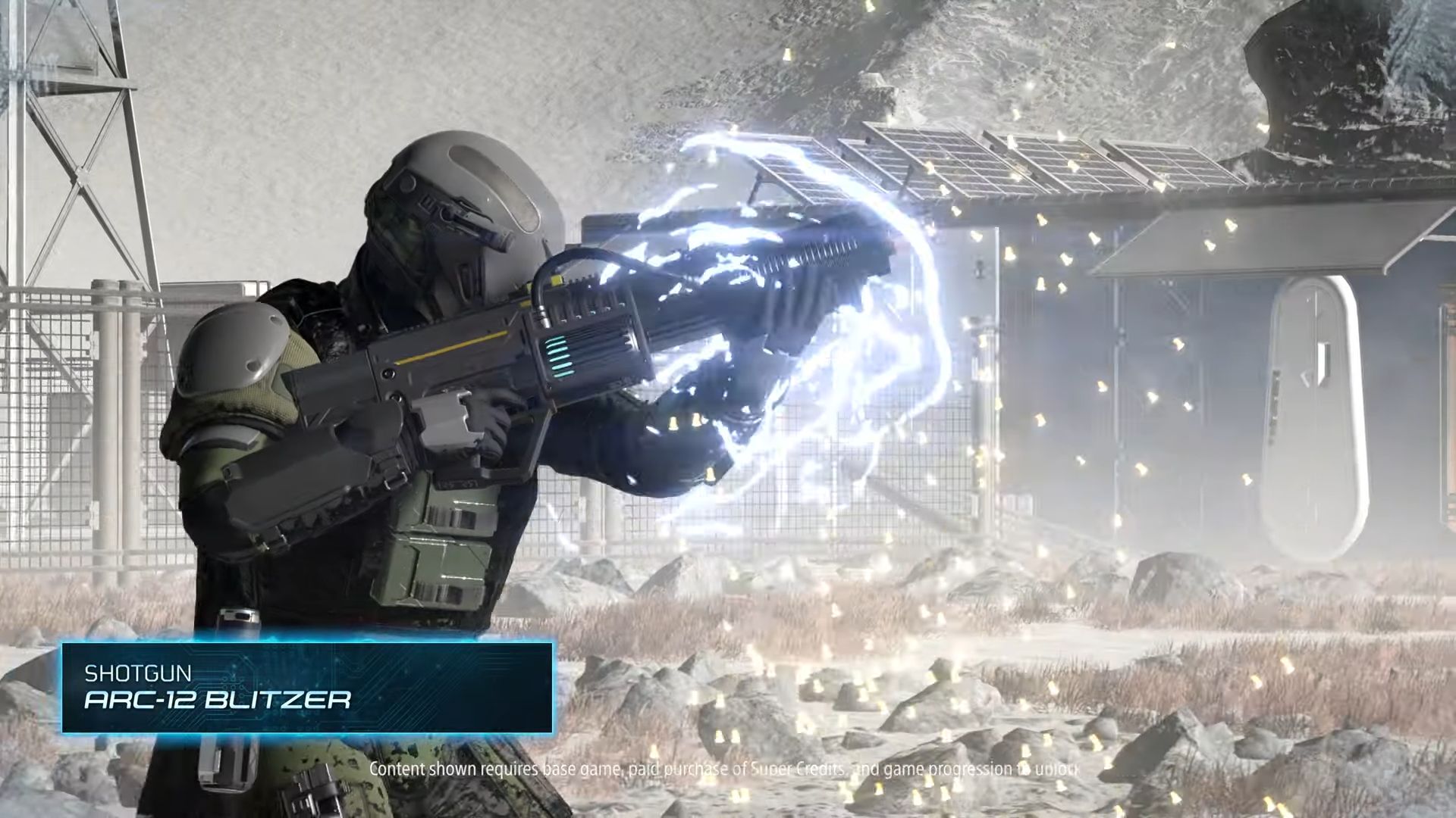 The ARC-12 Blitzer shotgun in Helldivers 2