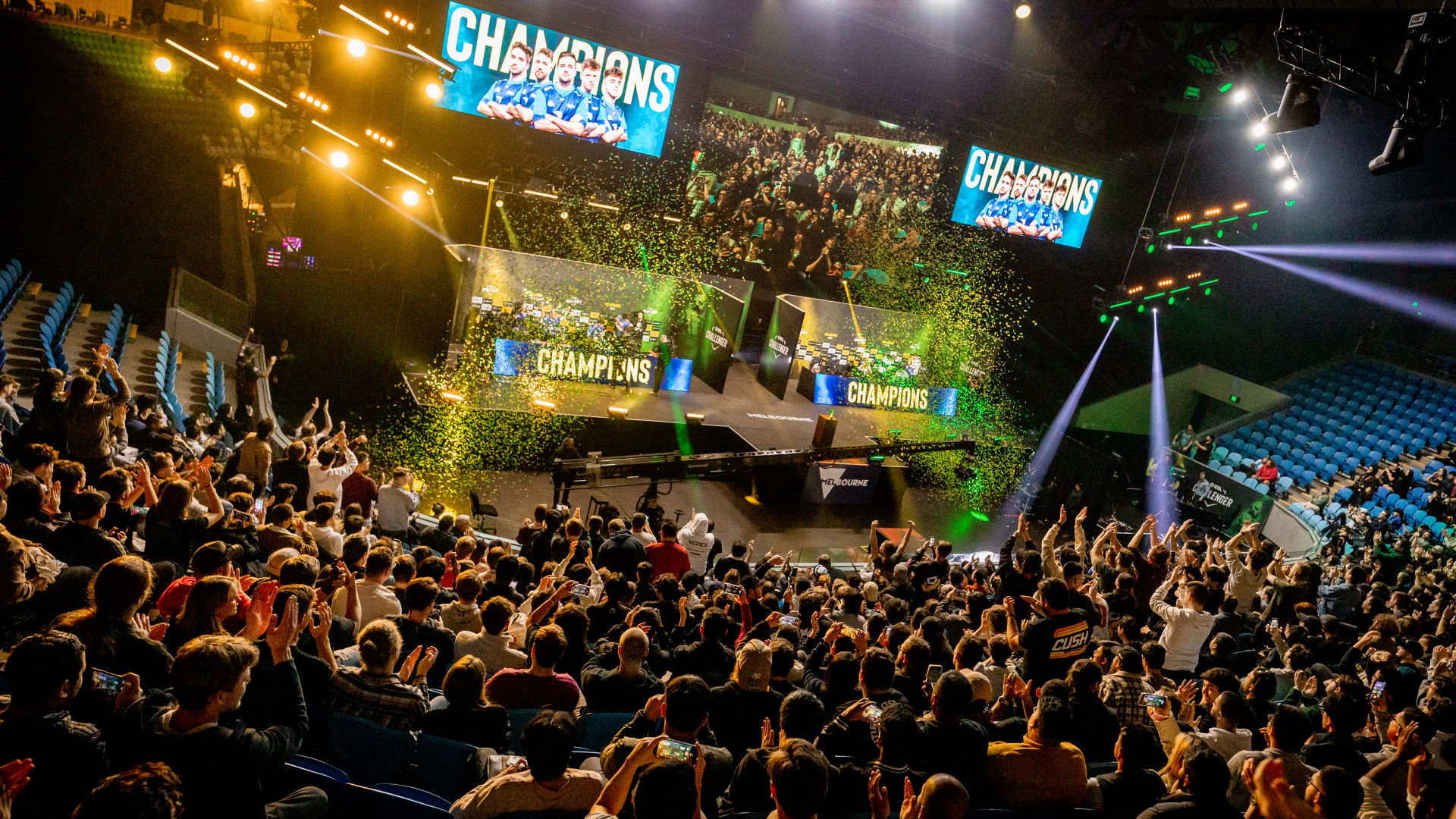 Crowd Watching ESL Challenger In MCA No Faces Stage - Dreamhack Australia 2023